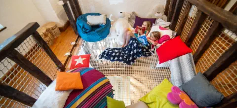 filet de catamaran au gîte de la retorderie